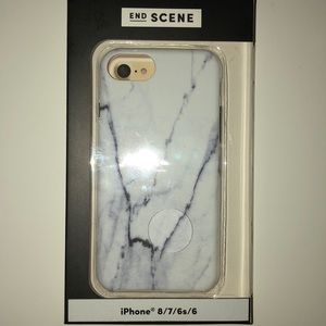 Black and White Marble Iphone Case